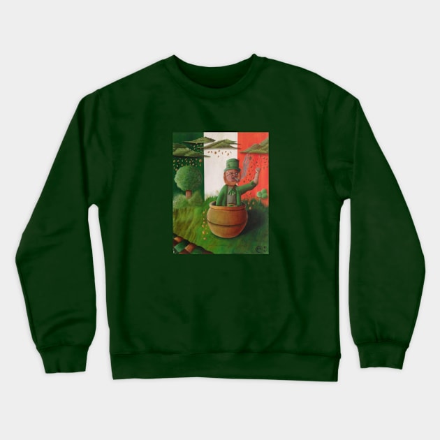 St. Patrick's Crewneck Sweatshirt by ManolitoAguirre1990